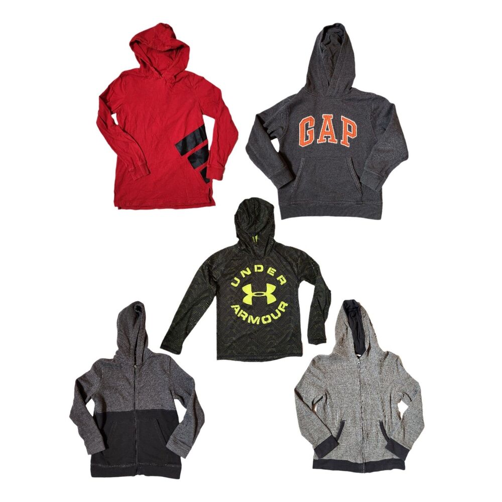 Boys Hoodie Bundle Youth Medium  Adidas GAP Under Armour
